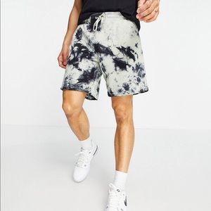 ASOS Design Shorts W/ Black Tie Dye